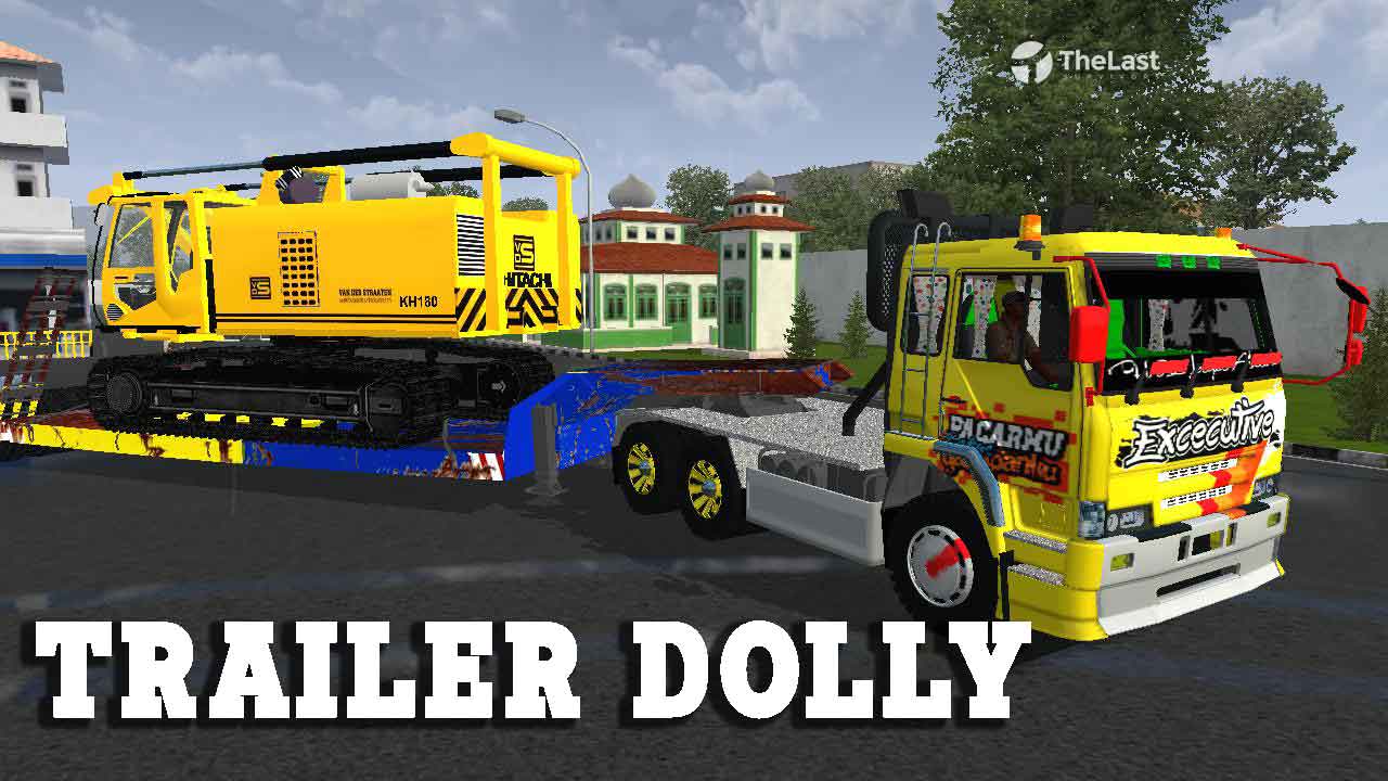 Download Mod BUSSID Truck Trailer Dolly