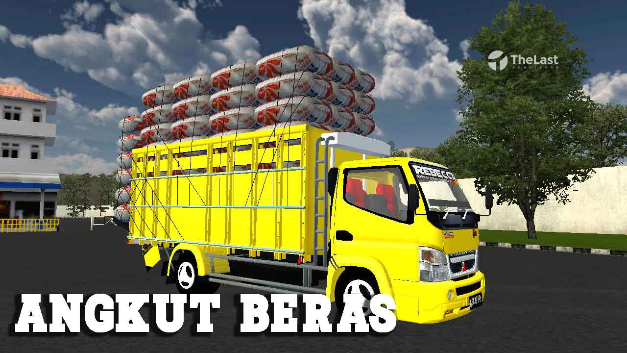 Download Mod BUSSID Truck muatan Beras