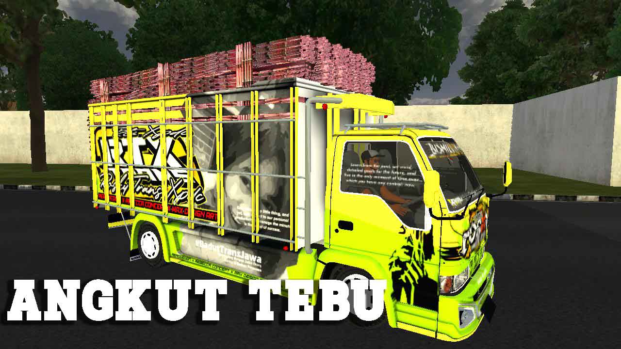 Download Mod BUSSID Truck muatan Tebu