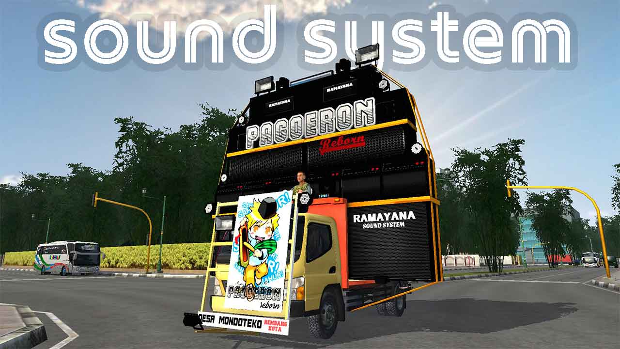 Download Mod Truck muatan Sound System BUSSID