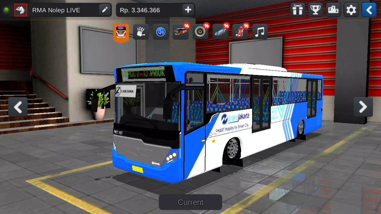 Mod Bus TransJakarta Vintage