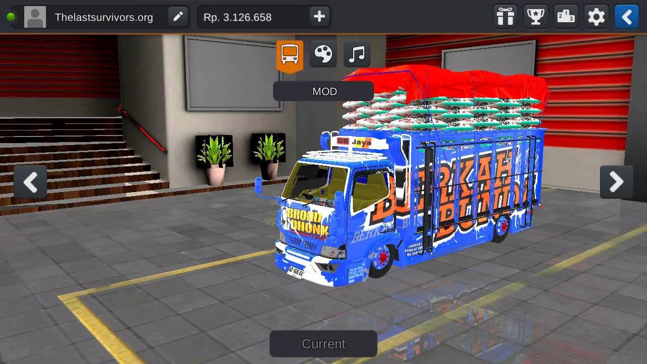 Mod Truck Canter Berkah Bundah Beras