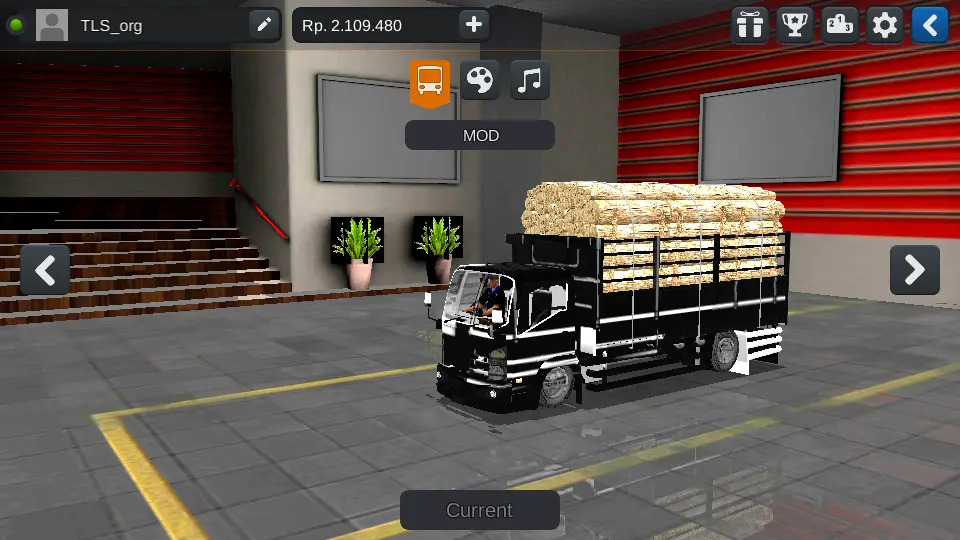 Mod Truck Nmr71 Mbois Muatan Kayu