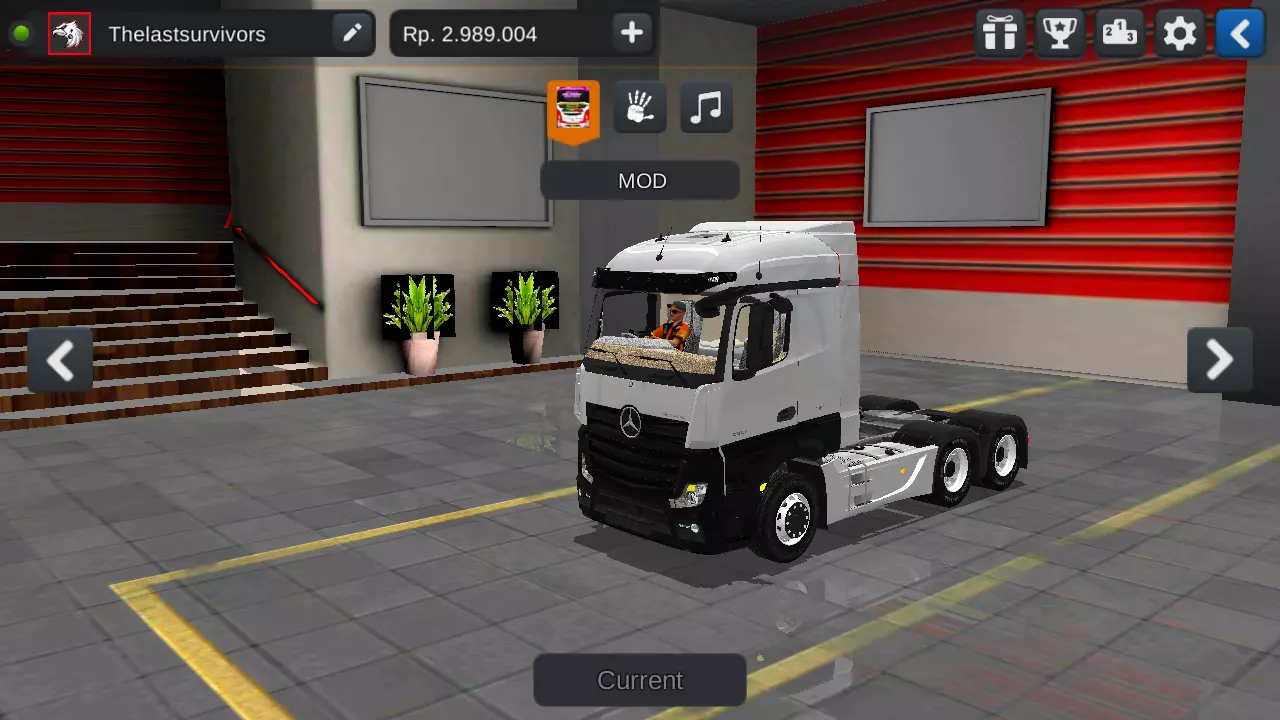 Truck Actros Head Tractor