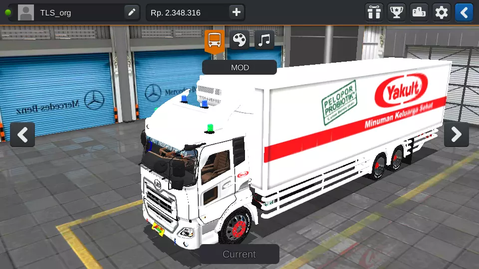Truck UD Quon Box Yakult