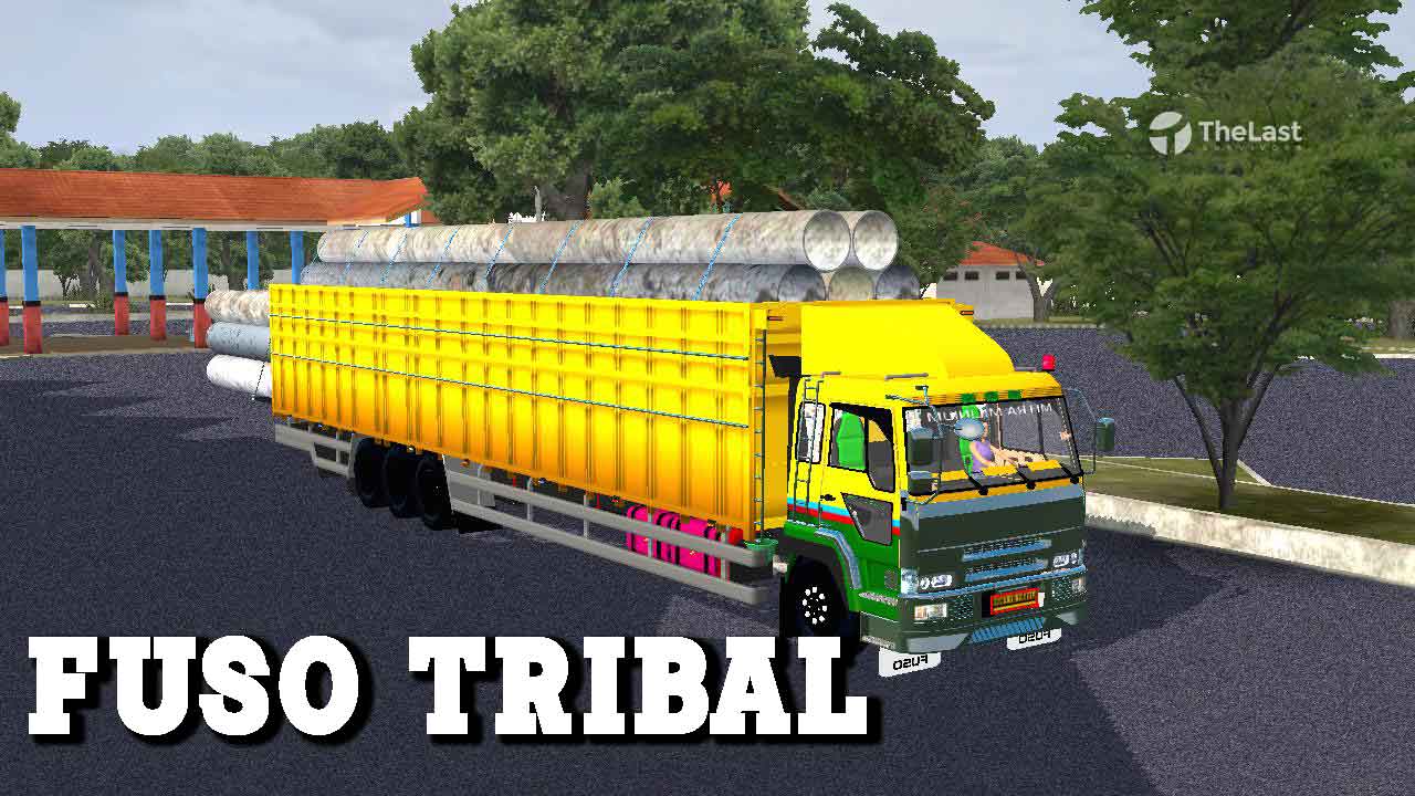 Download Mod BUSSID Truck Fuso Tribal