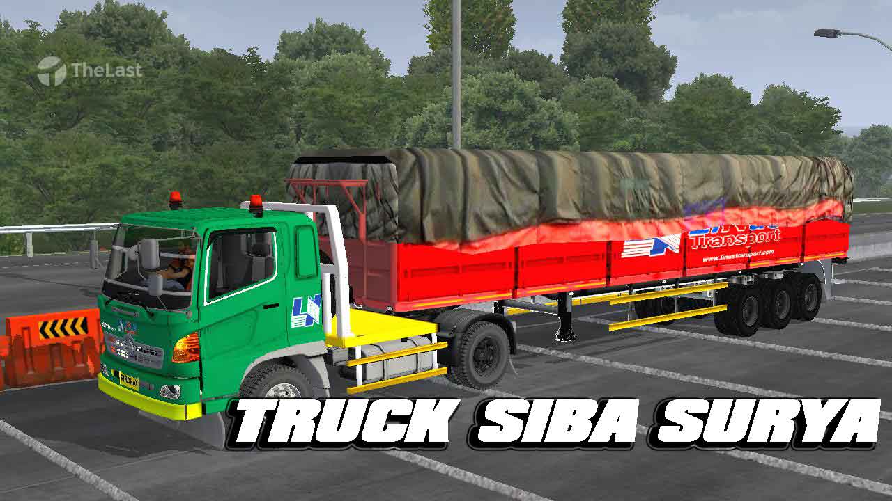 Download Mod BUSSID Truck Trailer Siba Surya