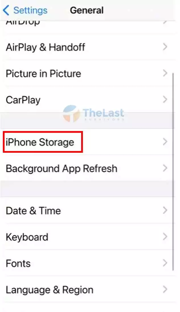 Pilih Iphone Storage Iphone