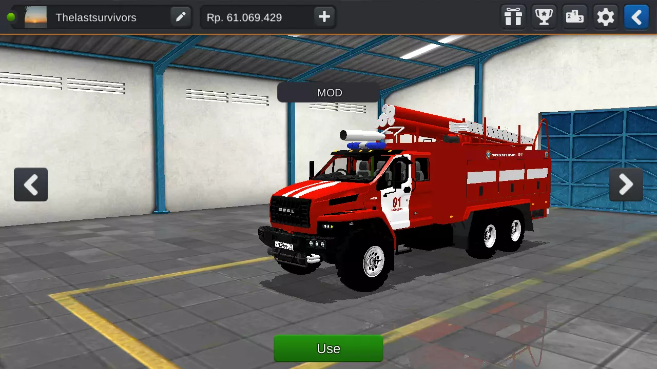 Fire Truck Ural Next