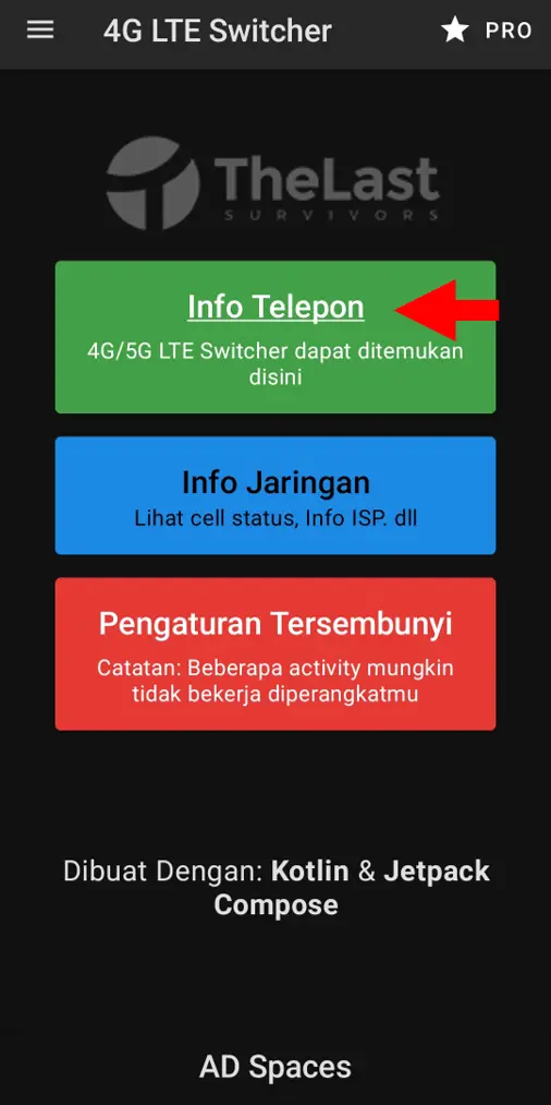 Pilih Info Telepon Di 4g Lte Switcher