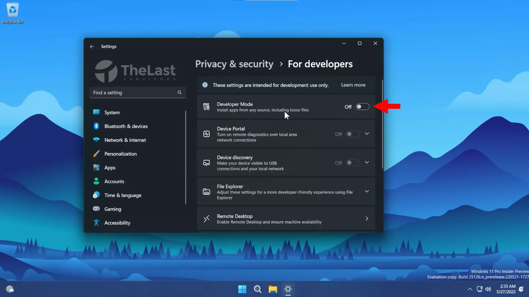 Aktifkan Developer Mode Di Windows