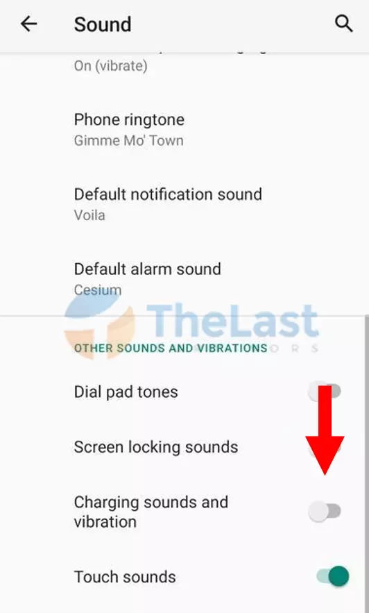 Disable Charging Sound And Vibration