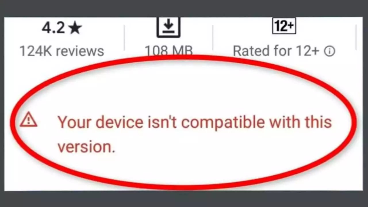 Aplikasi Tidak Kompatibel Hp Android