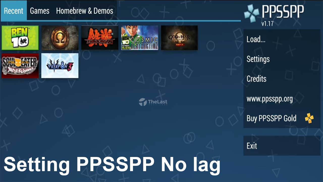 Setting Ppsspp No Lag