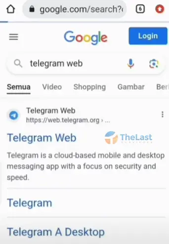 Buka Telegram Web Lewat Hp