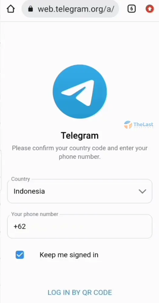 Login Akun Telegram Web Lewat Hp