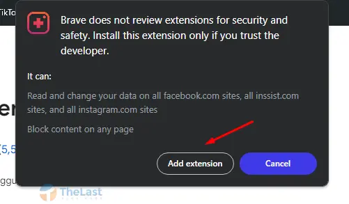 Add Extension Inssist